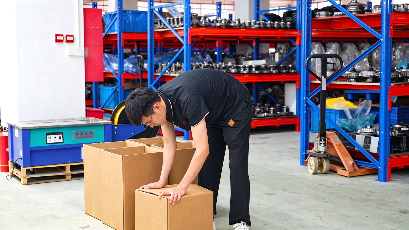 Warehouse packing and shipping